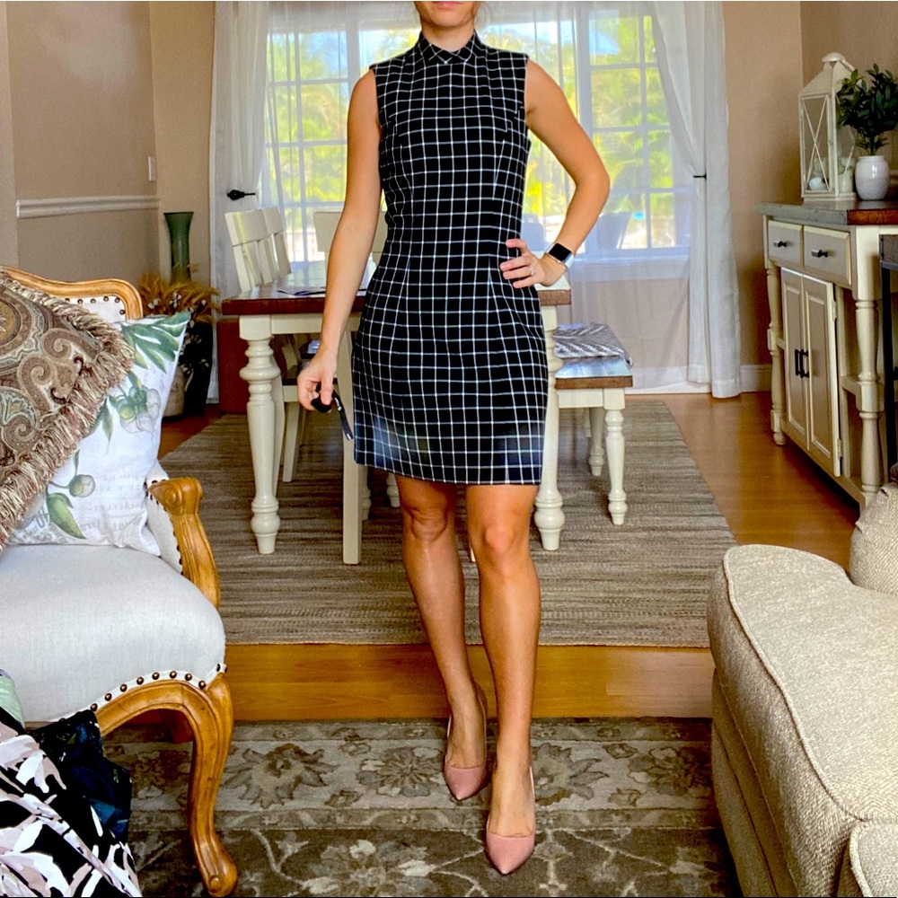 H&M size 4 dress plaid